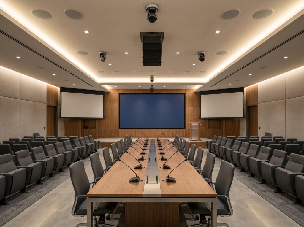 เลือกระบบไมโครโฟนห้องประชุม Conference Microphone System