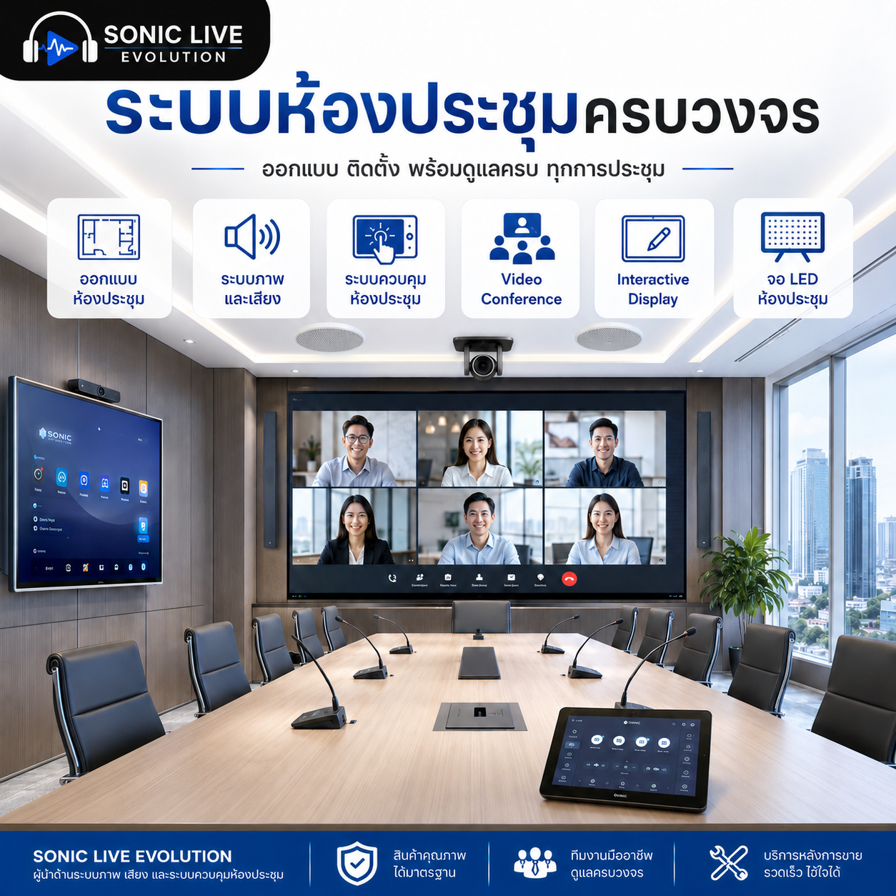 ระบบห้องประชุมครบวงจร